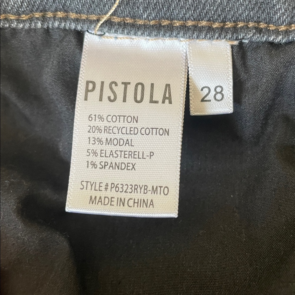 Pistola Black Denim Jeans - Picture 6 of 9